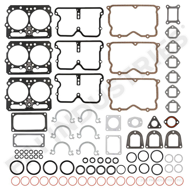 JUEGO EMPAQUE SUPERIOR 3 CABEZAS P/CUMMINS 350/400 (3801330)