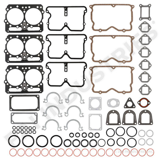 JUEGO EMPAQUE SUPERIOR 3 CABEZAS P/CUMMINS 350/400 (3801330)