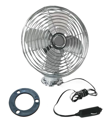 VENTILADOR CABINA CROMADO 2 VELOCIDADES  6¨