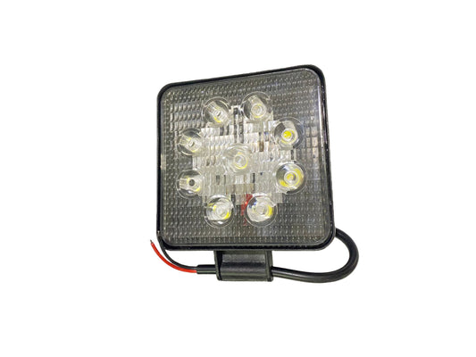 FARO REVERSA CUADRADO 9LED C/BASE