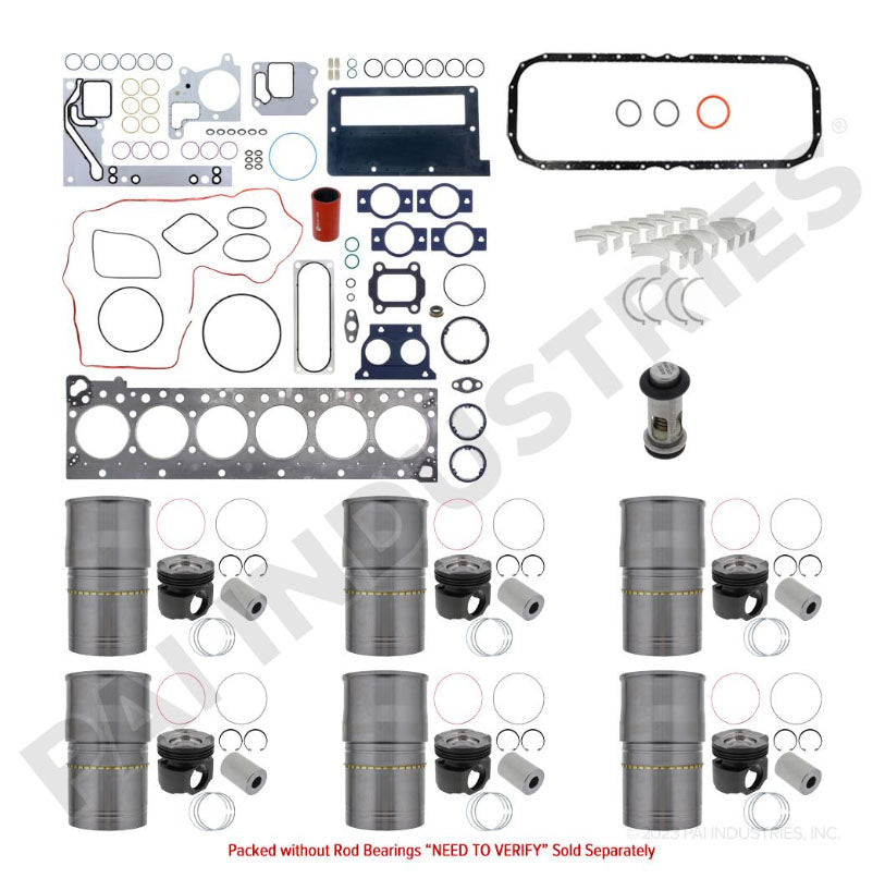 KIT MEDIA REPARACION P/CUMINNS ISX EGR 150MM LIGA ROSA ( 5693815 ) PISTON (4367161)