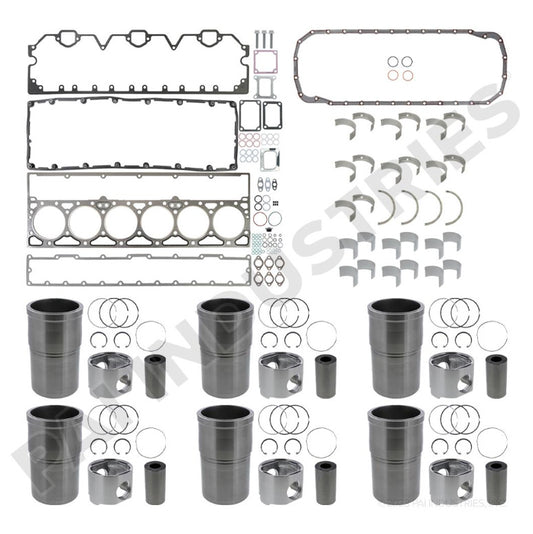 KIT MEDIA REPARACION P/CUMMINS L10 S/PISTONES C/FALDAS